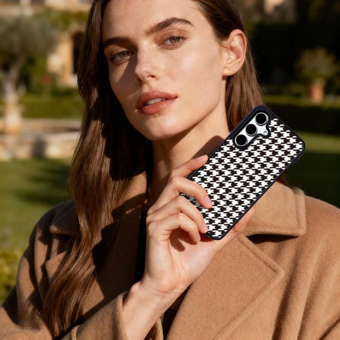 EYCASE - EYCASE Mobilskal för Samsung Galaxy S26 Plus Magnetiskt TPU Akryl - Svart vit