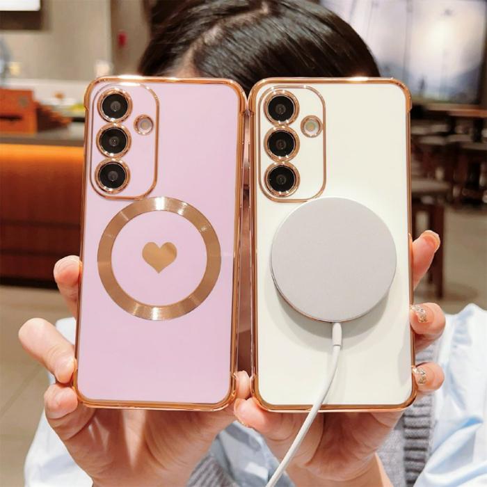 OEM - Mobilskal för Samsung Galaxy S26 Plus Magnetiskt TPU - Ivory Vit