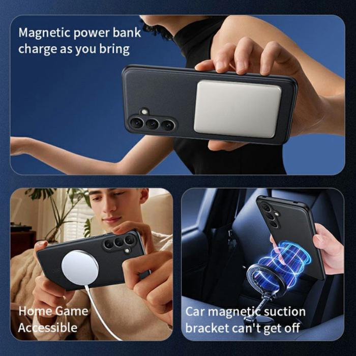 OEM - Mobilskal för Samsung Galaxy S26 Plus Magnetiskt TPU + PC - Brun