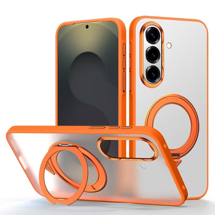 SULADA - Sulada Mobilskal för Samsung Galaxy S26 Plus Magnetiskt med Kickstand - Orange