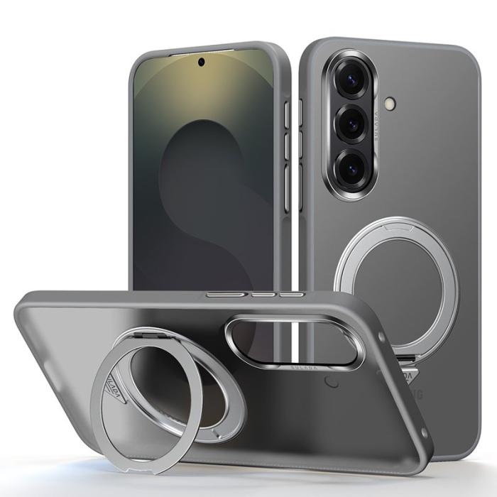 SULADA - Sulada Mobilskal för Samsung Galaxy S26 Plus Magnetiskt med Kickstand Titan Grå