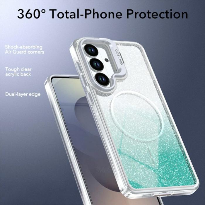 OEM - Mobilskal för Samsung Galaxy S26 Plus Magnetiskt TPU + PC - Sjögrön