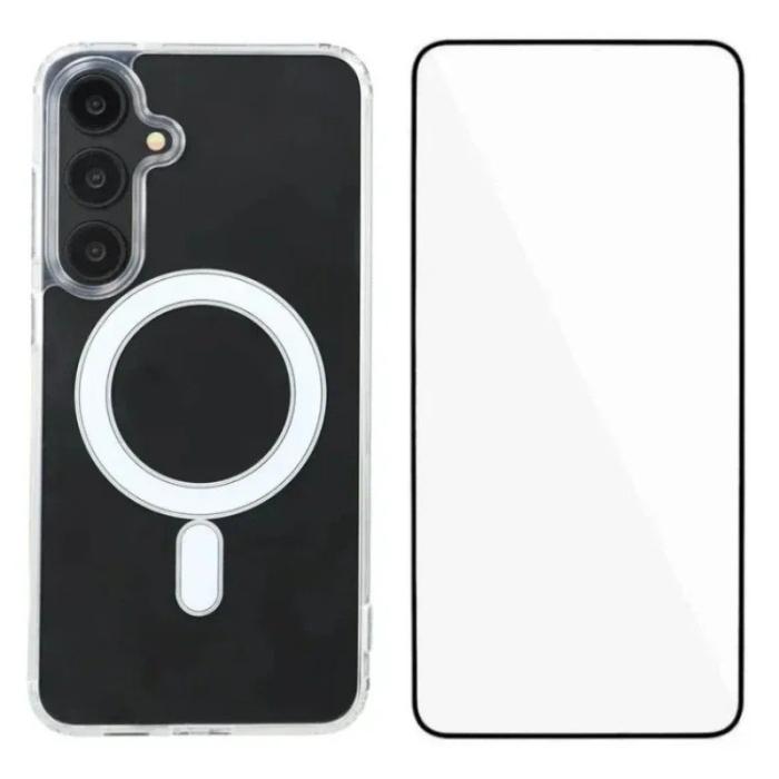 WANLONFENG - WANLONFENG Mobilskal för Samsung Galaxy S26 Plus Magnetiskt TPU + PET Film