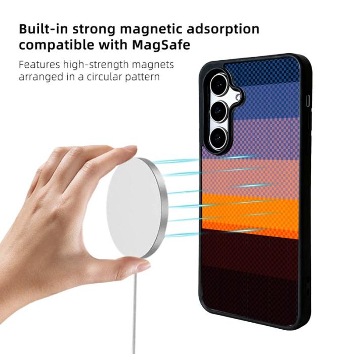 EYCASE - EYCASE Mobilskal för Samsung Galaxy S26 Plus Magnetiskt TPU - Sunset Glow