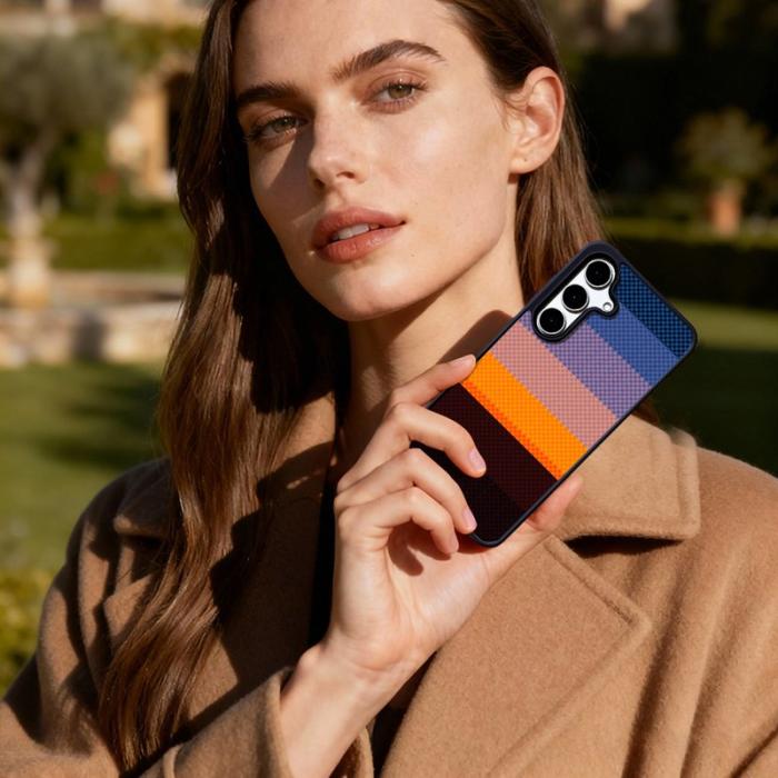 EYCASE - EYCASE Mobilskal för Samsung Galaxy S26 Plus Magnetiskt TPU - Sunset Glow