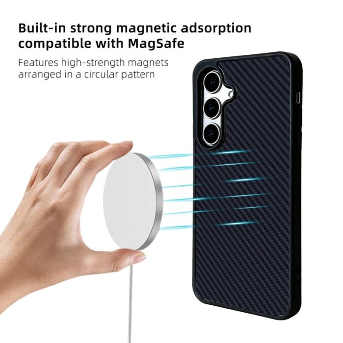 EYCASE - EYCASE Mobilskal för Samsung Galaxy S26 Plus Magnetiskt TPU - Svart Grå