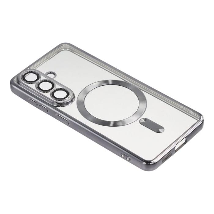 X-Level - X-Level Mobilskal för Samsung Galaxy S26 Plus Magnetiskt TPU Transparent - Grå