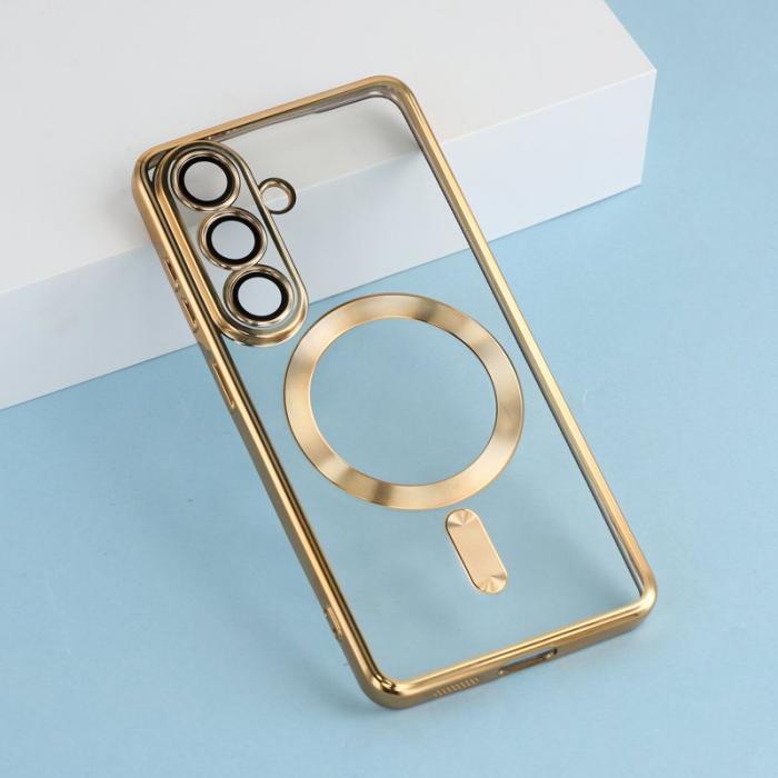 X-Level - X-Level Mobilskal för Samsung Galaxy S26 Plus Magnetiskt TPU Transparent - Guld