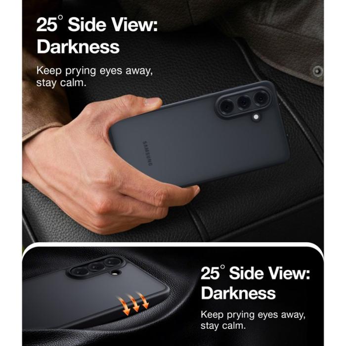 Torras - Torras Mobilskal för Samsung Galaxy S26 Plus Matt PC + TPU - Svart