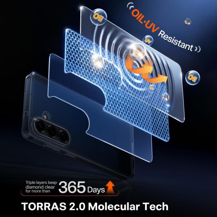 Torras - Torras Mobilskal för Samsung Galaxy S26 Plus Matt PC + TPU - Transparent