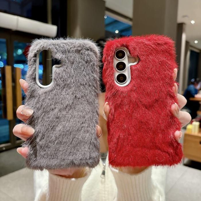 OEM - Mobilskal för Samsung Galaxy S26 Plus Mjuk TPU Fuzzy - Grå