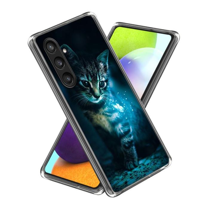 OEM - Mobilskal för Samsung Galaxy S26 Plus Mönstertryck TPU - Katt
