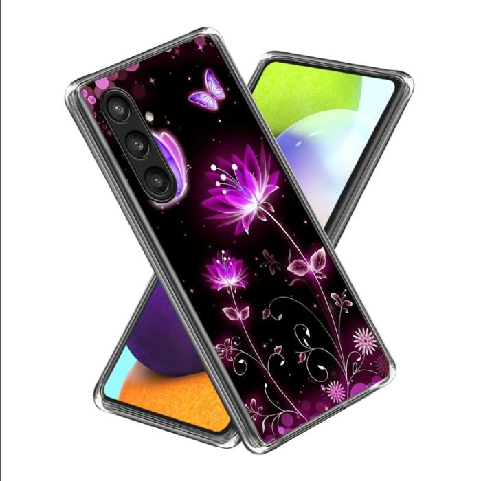 OEM - Mobilskal för Samsung Galaxy S26 Plus Mönstertryck TPU - Rosa Lotus