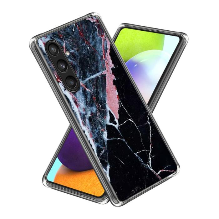 OEM - Mobilskal för Samsung Galaxy S26 Plus Mönstertryck TPU - Svart Marmor