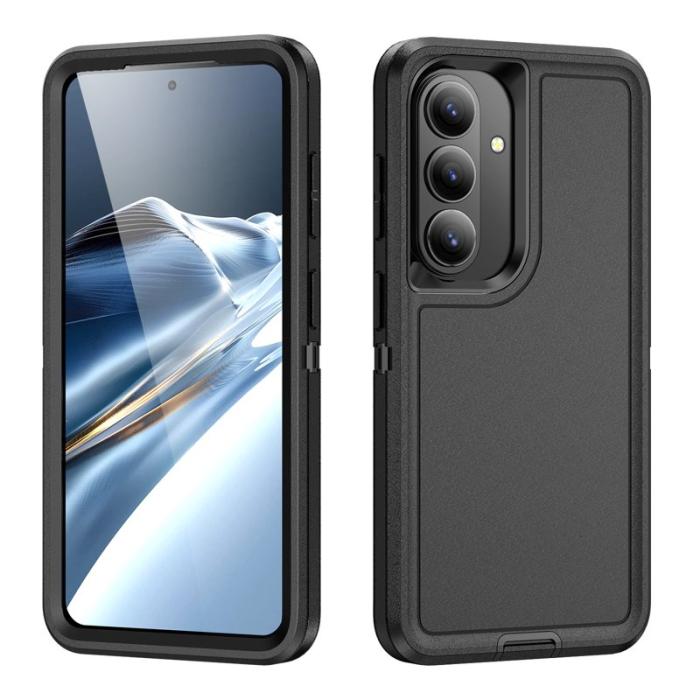 OEM - Mobilskal för Samsung Galaxy S26 Plus PC + Silikon Drop Skydd - Svart