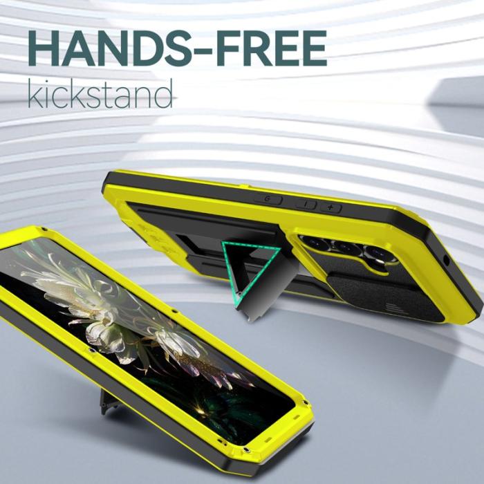 R-JUST - R-JUST Mobilskal för Samsung Galaxy S26 Plus PC + silikon - Gul