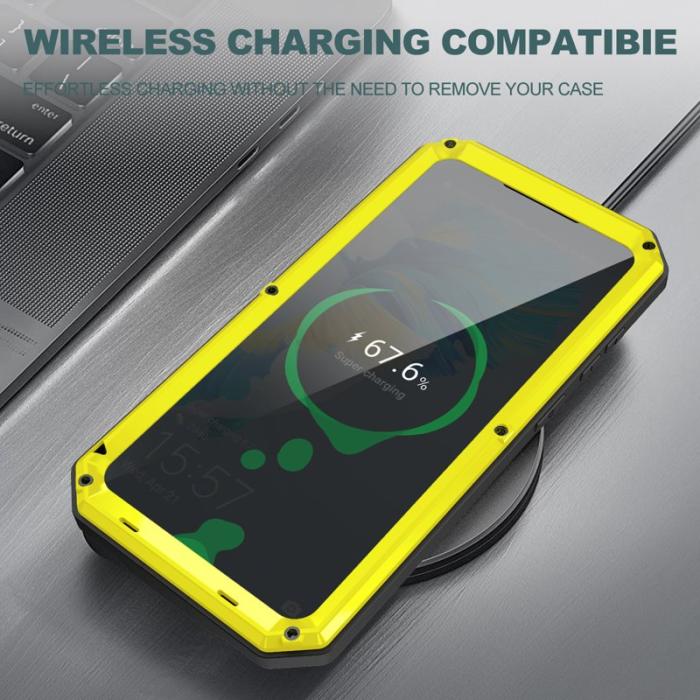 R-JUST - R-JUST Mobilskal för Samsung Galaxy S26 Plus PC + silikon - Gul