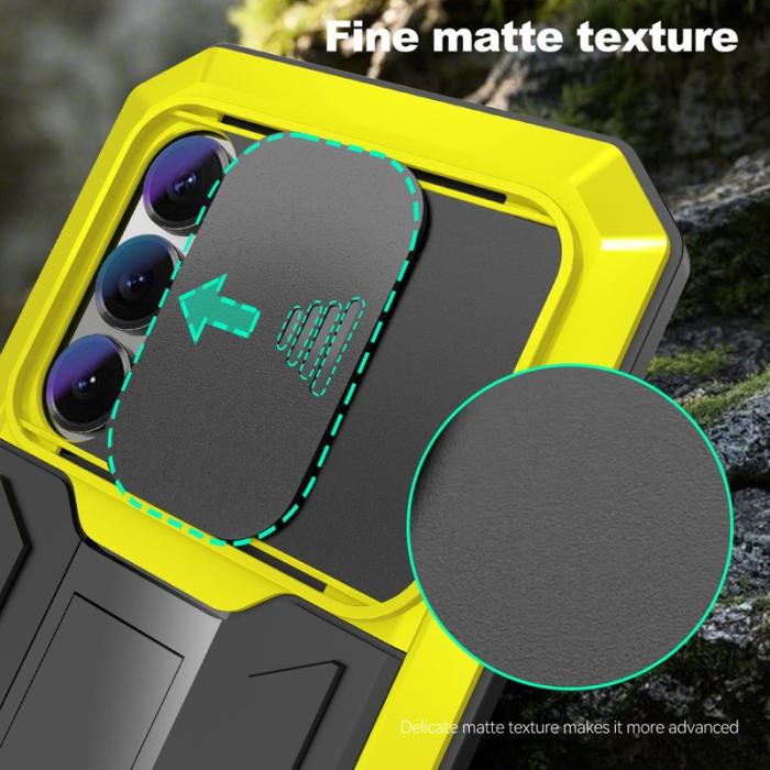 R-JUST - R-JUST Mobilskal för Samsung Galaxy S26 Plus PC + silikon - Gul