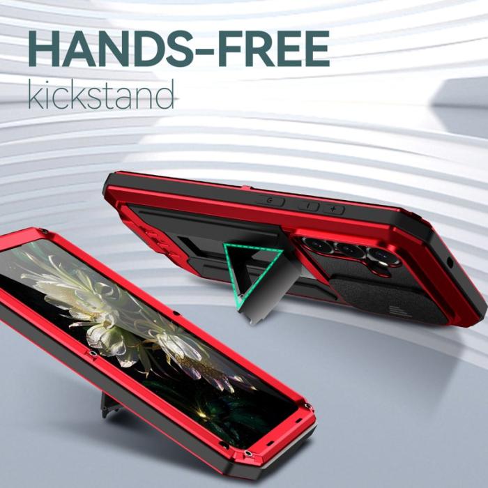 R-JUST - R-JUST Mobilskal för Samsung Galaxy S26 Plus PC + Silikon - Röd