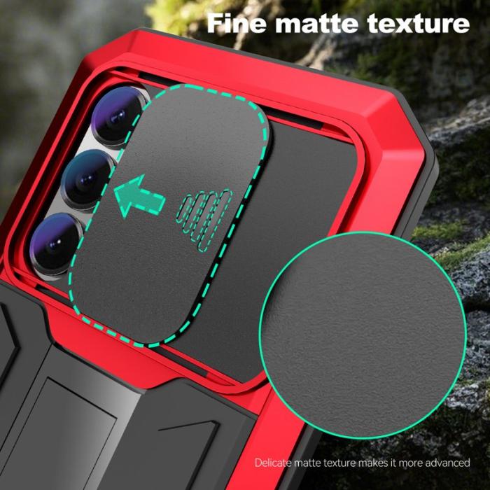 R-JUST - R-JUST Mobilskal för Samsung Galaxy S26 Plus PC + Silikon - Röd