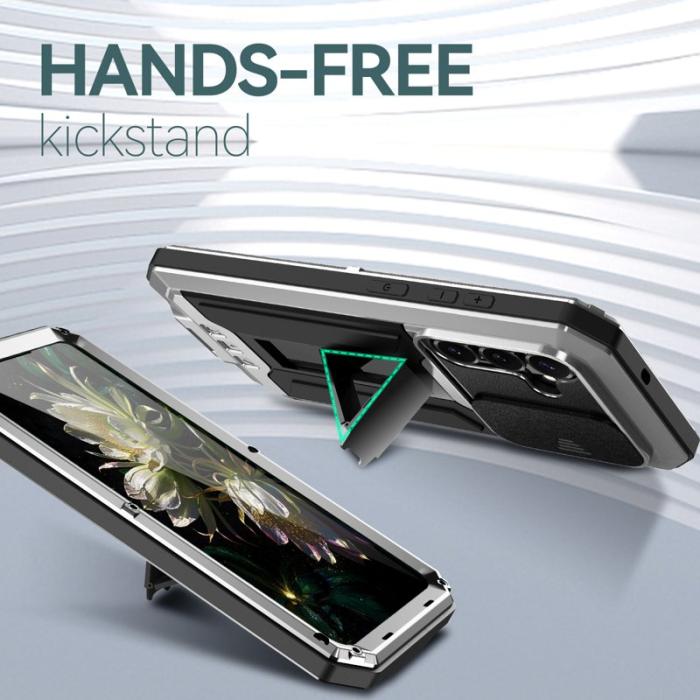 R-JUST - R-JUST Mobilskal för Samsung Galaxy S26 Plus PC + Silikon - Silver