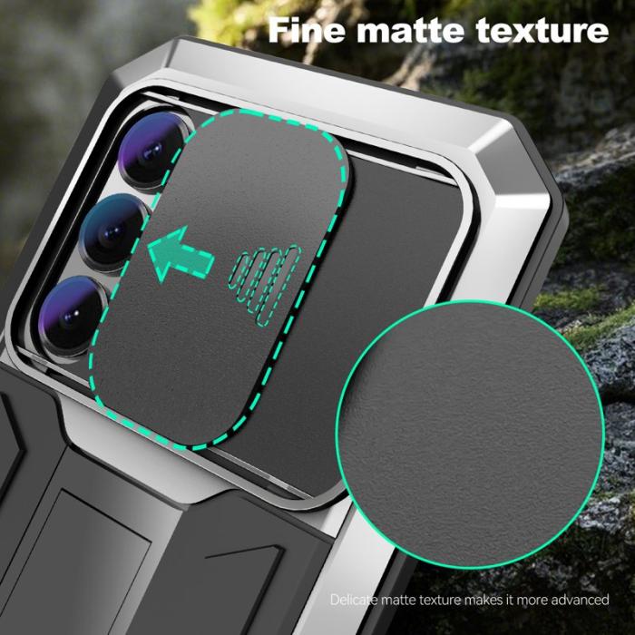 R-JUST - R-JUST Mobilskal för Samsung Galaxy S26 Plus PC + Silikon - Silver