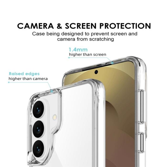 OEM - Mobilskal för Samsung Galaxy S26 Plus PC + TPU Dropproof - Transparent