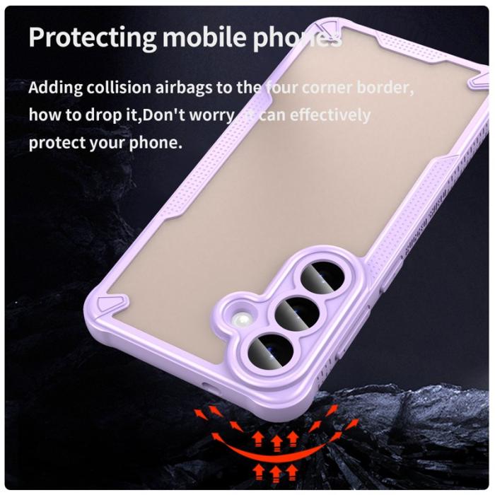 OEM - Mobilskal för Samsung Galaxy S26 Plus PC + TPU - Lila