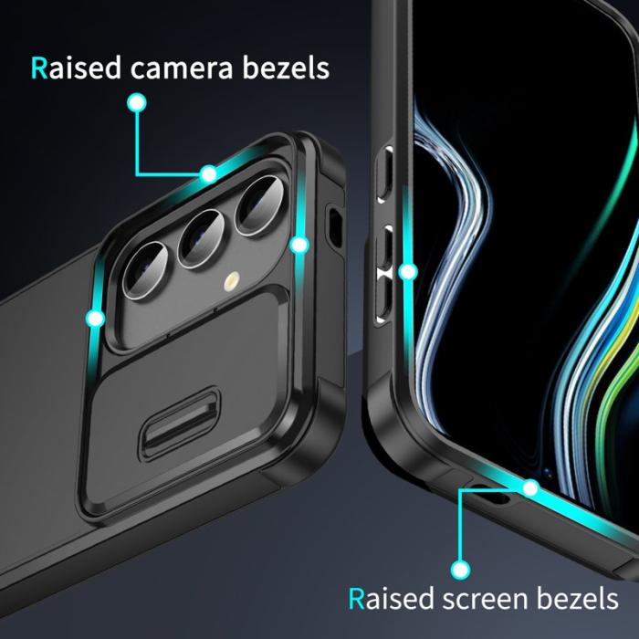 OEM - Mobilskal för Samsung Galaxy S26 Plus PC + TPU med kameraskydd - Röd