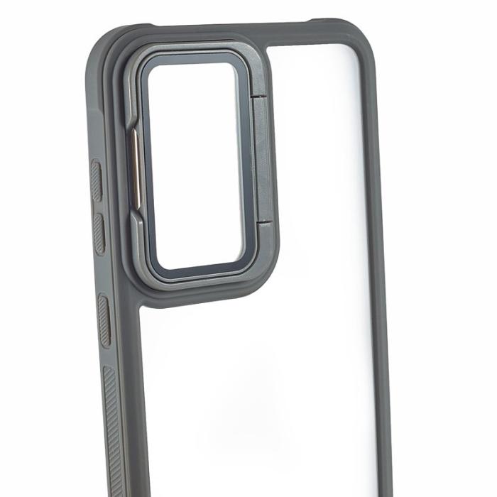 OEM - Mobilskal för Samsung Galaxy S26 Plus PC + TPU med kickstand - Grå