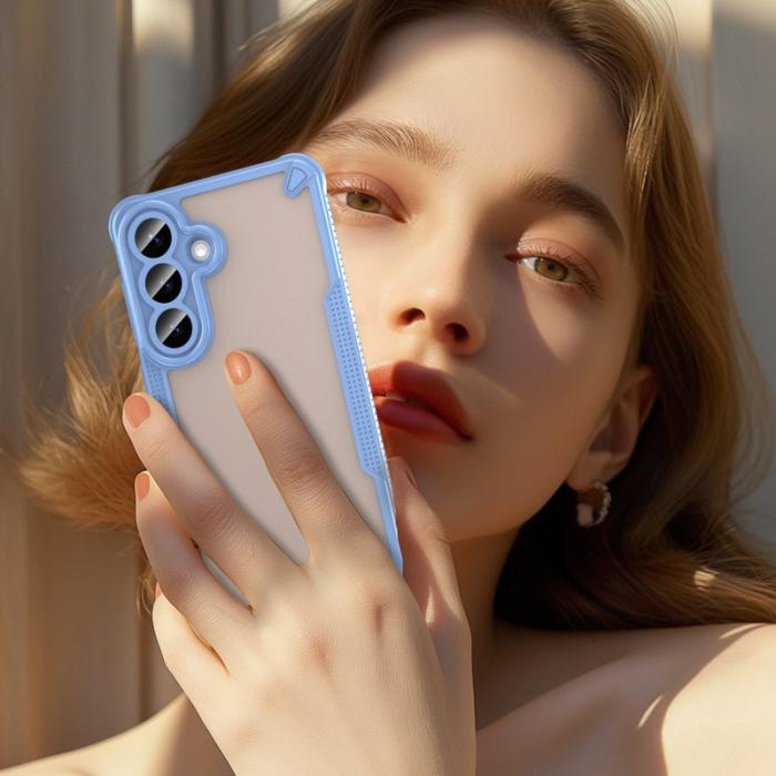 OEM - Mobilskal för Samsung Galaxy S26 Plus PC + TPU Semi-Transparent - Blå