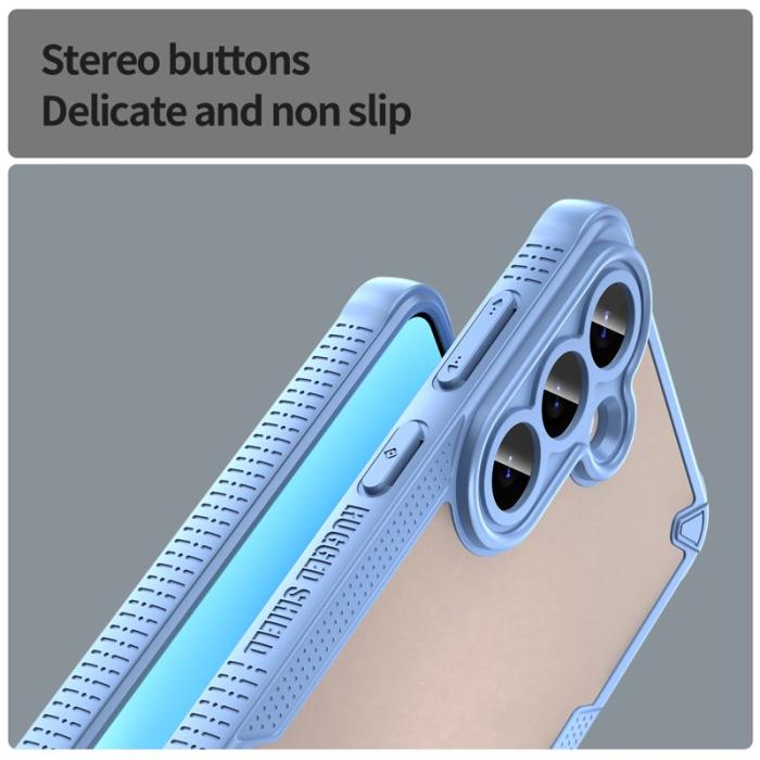 OEM - Mobilskal för Samsung Galaxy S26 Plus PC + TPU Semi-Transparent - Blå