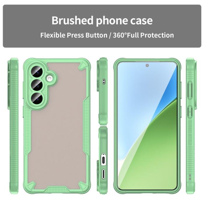 OEM - Mobilskal för Samsung Galaxy S26 Plus PC + TPU Semi-Transparent - Grön