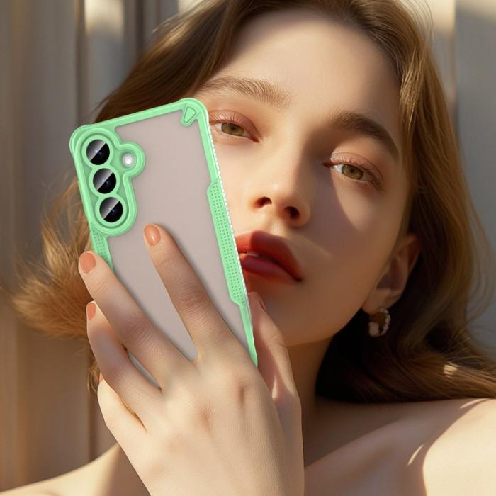 OEM - Mobilskal för Samsung Galaxy S26 Plus PC + TPU Semi-Transparent - Grön