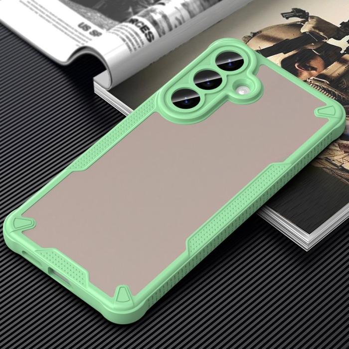 OEM - Mobilskal för Samsung Galaxy S26 Plus PC + TPU Semi-Transparent - Grön