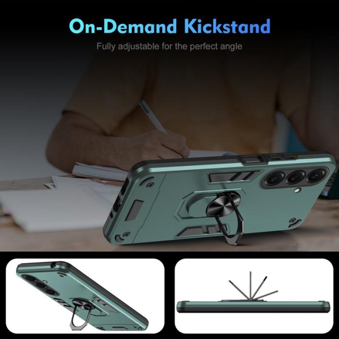 OEM - Mobilskal för Samsung Galaxy S26 Plus PC + TPU Stötsäker - Grön