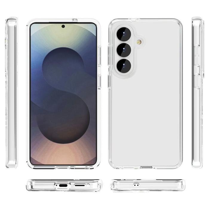 OEM - Mobilskal för Samsung Galaxy S26 Plus PC + TPU Stöttålig - Transparent