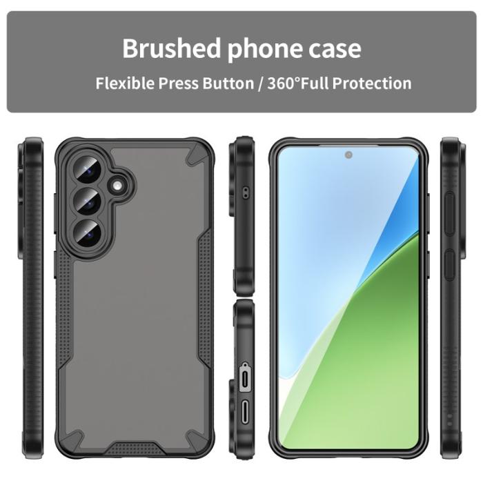 OEM - Mobilskal för Samsung Galaxy S26 Plus PC + TPU - Svart