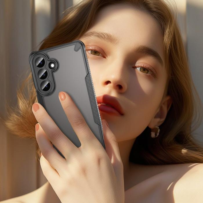 OEM - Mobilskal för Samsung Galaxy S26 Plus PC + TPU - Svart