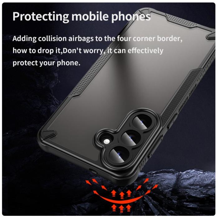 OEM - Mobilskal för Samsung Galaxy S26 Plus PC + TPU - Svart