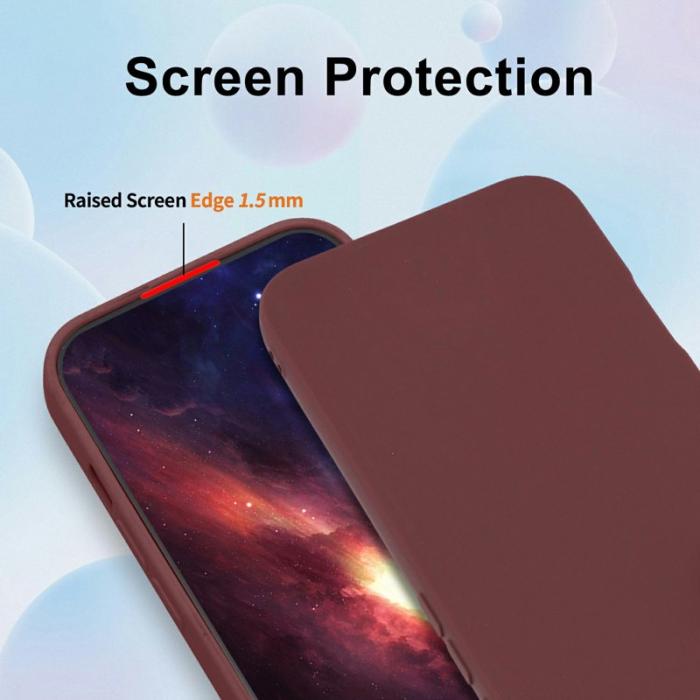 OEM - Mobilskal för Samsung Galaxy S26 Plus Precisa kamerahål TPU - Vinröd