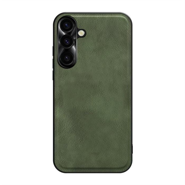 OEM - Mobilskal för Samsung Galaxy S26 Plus PU + TPU + PC - Grön