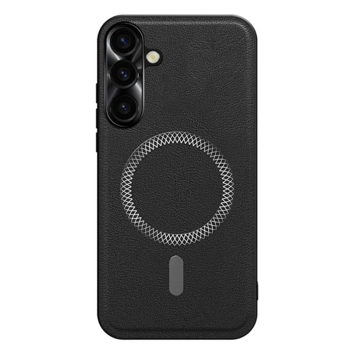 OEM - Mobilskal för Samsung Galaxy S26 Plus PU + TPU - Svart