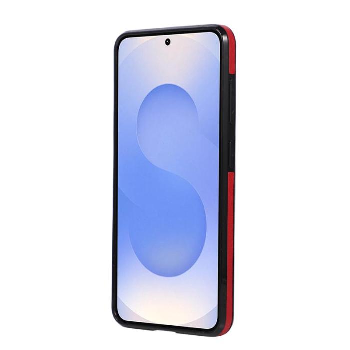 OEM - Mobilskal för Samsung Galaxy S26 Plus Shockproof Konstläder - Röd