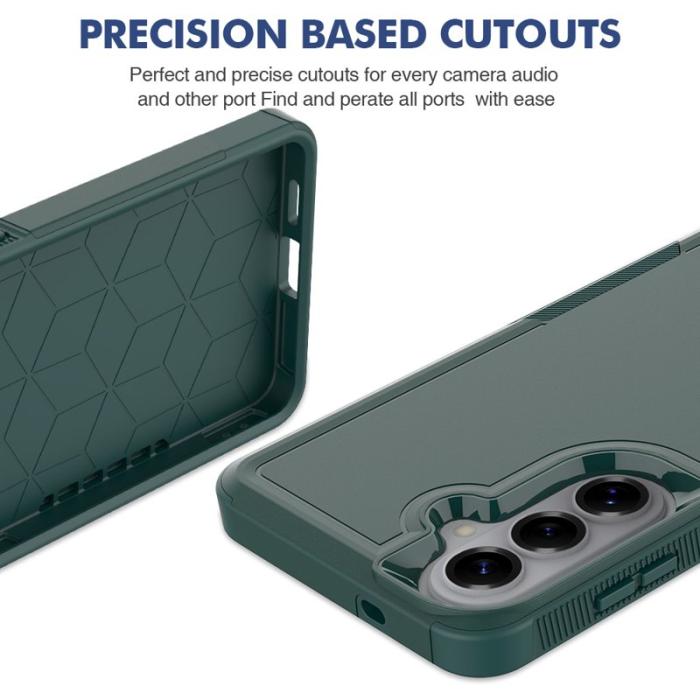 OEM - Mobilskal för Samsung Galaxy S26 Plus Shockproof PC + TPU - Mörkgrön