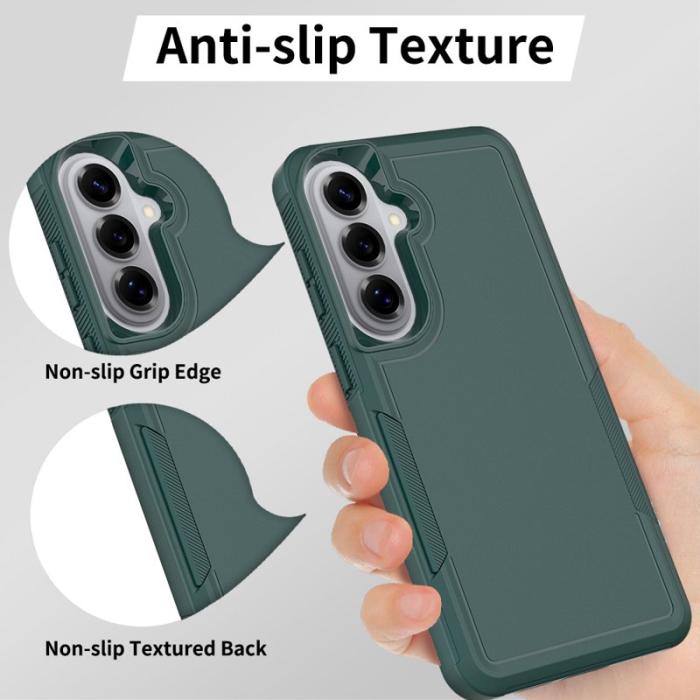 OEM - Mobilskal för Samsung Galaxy S26 Plus Shockproof PC + TPU - Mörkgrön