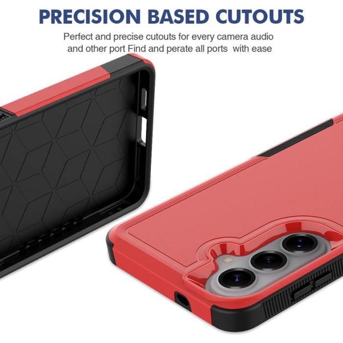 OEM - Mobilskal för Samsung Galaxy S26 Plus Shockproof PC + TPU - Röd
