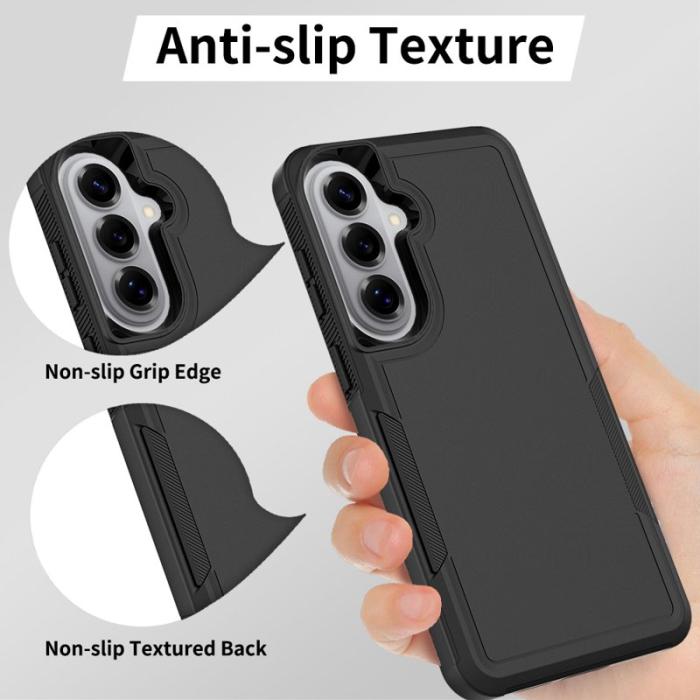 OEM - Mobilskal för Samsung Galaxy S26 Plus Shockproof PC + TPU - Svart