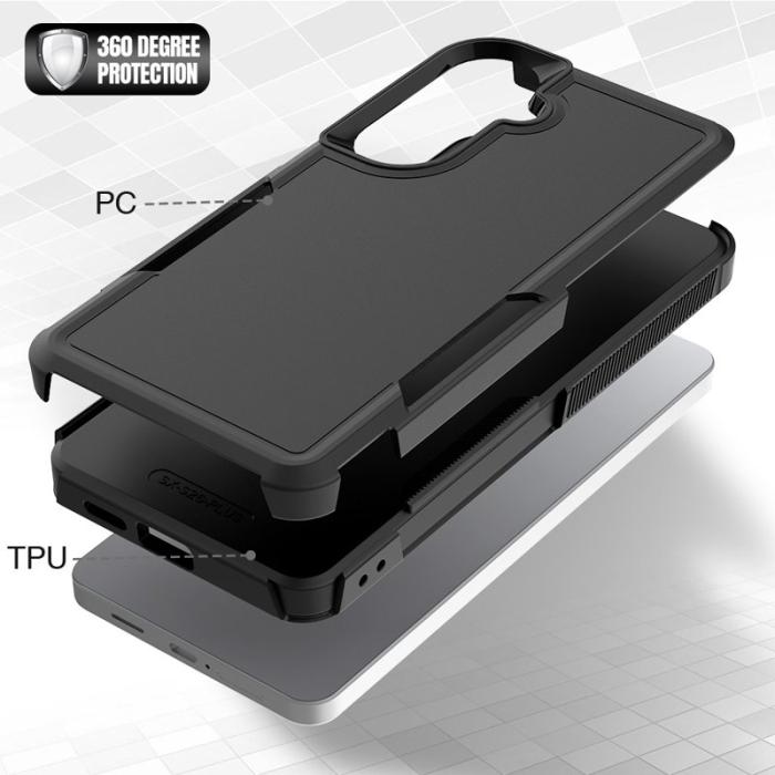 OEM - Mobilskal för Samsung Galaxy S26 Plus Shockproof PC + TPU - Svart