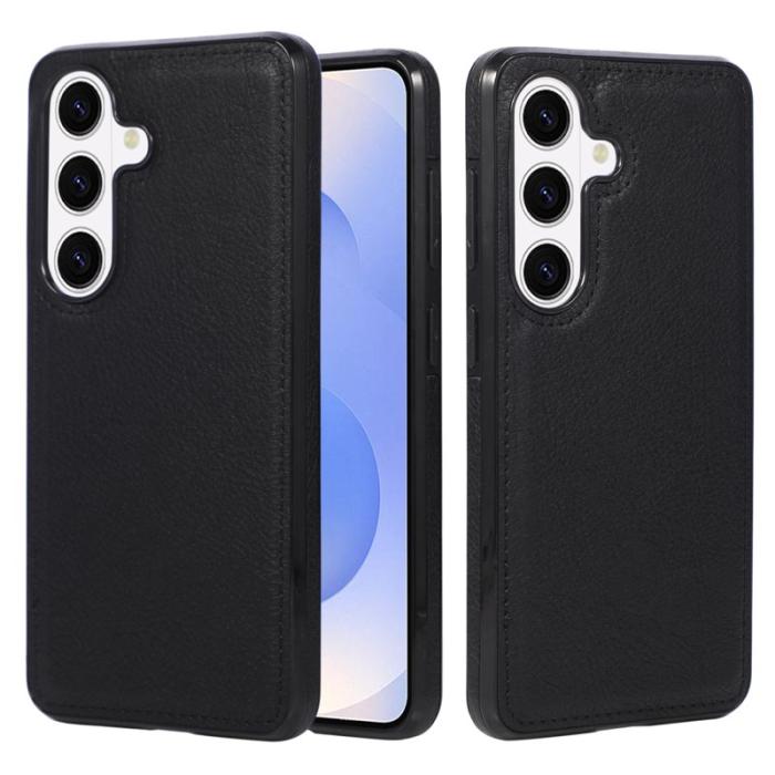 OEM - Mobilskal för Samsung Galaxy S26 Plus Shockproof PU + TPU - Svart